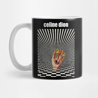 Illuminati Hand Of celine dion Mug